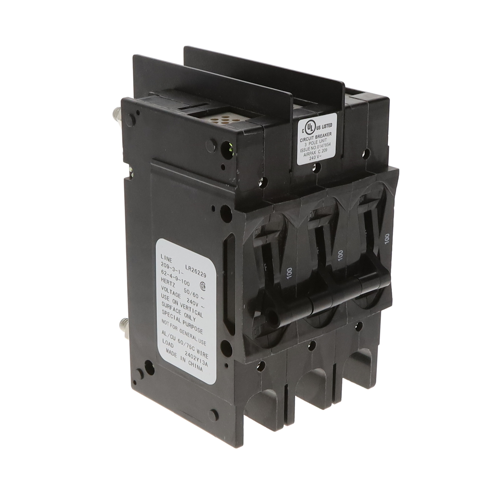 209-3-1-62-4-9-100 Sensata-Airpax
