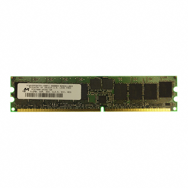 MT9VDDF6472Y-335F1 Micron Technology Inc.